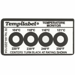 026708 By Tempil | Tempilabel Series 4 | Temperature Indicating Labels: 200° F To 350° F / 93° C To 177° C | Pack Of 10