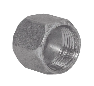 0304C-12 Dixon Valve Zinc Plated Steel JIC Cap - 1-1/16"-12 JIC Cap Nut - 3/4" Tube OD 1 0304C-12 Dixon Valve Zinc Plated Steel JIC Cap - 1-1/16"-12 JIC Cap Nut - 3/4" Tube OD