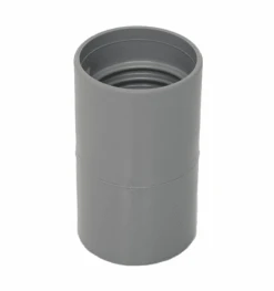 03100240 (DC240) By Flexaust | Double Threaded Connector | 1.5" Hose ID | Gray