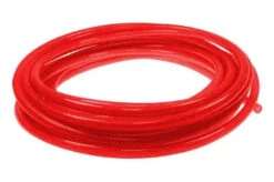 PFE4500TR By Coilhose | Flexeel® Reinforced Hose | 1/4" Hose ID | 3/8" Hose OD | Without Fittings | 500ft | Transparent Red | Straight | Polyurethane