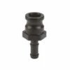050E By Banjo | Cam Lever Coupling | Part E | 3/4" Male Adapter X 1/2" Hose Shank | 300 PSI | No Gasket | Polypropylene | Pack Of 10
