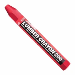 080352 By Markal | Lumber Crayon 200 | Red | Case Of 144