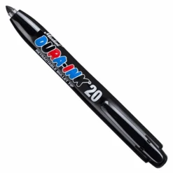 096575 By Markal | DURA-INK 20 | Retractable | 1/16" (1.5 Mm) Mark Size | Black | Case Of 24