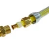 RK082 By Coilhose | Nylon Hose Fittings | Repair Kit | 1/8" Hose ID X 1/8" Rigid Male NPT Thread | Brass