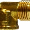 10333 By Midland | SAE 45° Flare Fitting | 1/4" Male SAE 45° Flare X 1/2" Female NPTF | 90° Elbow | Brass