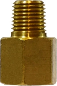 10442 By Midland | SAE 45° Flare Fitting | Flare | 3/8" Female SAE 45° Flare X 1/4" Male NPTF | Adapter | Brass
