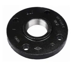 108071 By Midland | Threaded Companion Flange | 6" Size | Class 150 Threaded | Black Ductile Iron