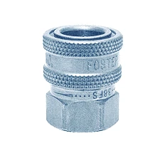 38FSS-103 By ZSi-Foster | Quick Disconnect | FST Series | Socket | Straight Thru | EPDM Seal | 3/8" FPT | 303 Stainless Steel