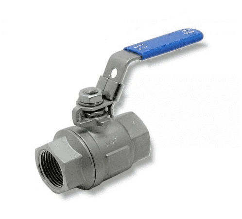 130B41 By RuB Inc. | Full Port Ball Valve | 1/4" Female NPT X 1/4" Female NPT | With Locking Blue Handle | Stainless Steel | Pack Of 8 1 130B41 By RuB Inc. | Full Port Ball Valve | 1/4" Female NPT X 1/4" Female NPT | With Locking Blue Handle | Stainless Steel | Pack Of 8