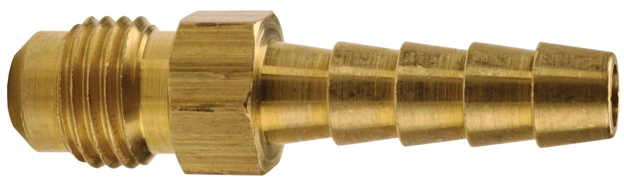 1420410C By Dixon Valve | Hose Barb Insert | Male 45° SAE | 3/8" Tube OD | 1/4" Hose ID X 3/8" Male SAE 45° Flare | Brass 1 1420410C By Dixon Valve | Hose Barb Insert | Male 45° SAE | 3/8" Tube OD | 1/4" Hose ID X 3/8" Male SAE 45° Flare | Brass