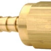 1440306K By Dixon Valve | Hose Barb Insert | Female 45° SAE Swivel | 3/16" Tube OD | 3/16" Hose ID X 3/16" Female SAE 45° Flare | Brass