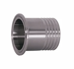 14MPHR-G300 Dixon Valve 304 Stainless Steel Sanitary Rubber Hose Adapter - 3" Tube OD - 3" Hose Size