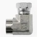 1502-06-06-FG By Brennan Inc. | -06 Female Pipe X -06 Female Pipe Swivel | 90° Elbow | Forged Steel