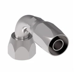 190261-12S Aeroquip By Danfoss | Female 37° JIC Swivel Short Drop 90° Elbow 100R5 Reusable Hose Fitting | -12 Female 37° JIC Swivel X -12 Reusable Hose End | Steel -Hose Ware House 190261 Danfoss Aeroquip Reusable Fitting 3