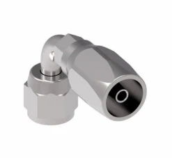 190296-10S Aeroquip By Danfoss | Female Universal Swivel Short Drop 90° Elbow 100R5 Reusable Hose Fitting | -10 Female JIC Swivel (Also Couples W/ SAE 45° Flare) X -10 Reusable Hose End | Steel -Hose Ware House 190296 Danfoss Aeroquip Reusable Fitting 3 fe99c792 5ea4 4e5d ab8c 04d4881eabb1