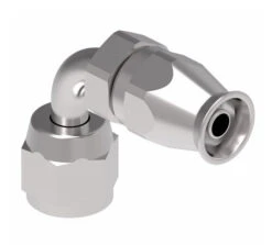 190772-8S Aeroquip By Danfoss | Female Universal 90° Elbow Super Gem PTFE Reusable Hose Fitting | -08 Female JIC (Also Couples W/ SAE 45° Flare) -08 Reusable Hose End | Steel -Hose Ware House 190772 Danfoss Aeroquip Reusable Fitting 3 1 72777c8a f2ac 4314 99bf 3f48a34f6a17