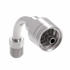 1AA4MFB4 Aeroquip By Danfoss | 1 & 2 Wire TTC Male SAE Inverted Flare Swivel 90° Elbow (MFB) Crimp Fitting | -04 Male SAE Inverted Flare Swivel X -04 Hose Barb | Steel 5 1AA4MFB4 Aeroquip By Danfoss | 1 & 2 Wire TTC Male SAE Inverted Flare Swivel 90° Elbow (MFB) Crimp Fitting | -04 Male SAE Inverted Flare Swivel X -04 Hose Barb | Steel -Hose Ware House 1AA MFB Danfoss Aeroquip Crimp Fitting 3