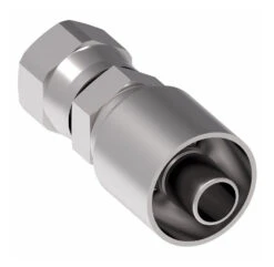 1GA16FJ20 Aeroquip By Danfoss | 1 & 2 Wire OTC Female JIC 37° Swivel (FJ) Crimp Fitting | -16 Female JIC 37° Swivel X -20 Hose Barb | Steel -Hose Ware House 1GA FJ Danfoss Aeroquip Crimp Fitting 3 e570a0f2 b6f2 42d1 9853 74924c35bed3