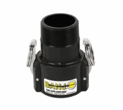 201B By Banjo | Cam Lever Coupling | Part B | 2" Female Coupler X 2" Extended Male NPT | 200 PSI | Gasket: EPDM | Polypropylene | Pack Of 10