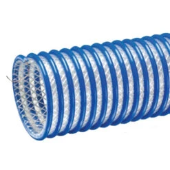 2020-500X50 Tigerflex By Kuriyama | 2020 Series | Heavy Duty Food Grade Fabric Reinforced Material Handling Hose With Grounding Wire | 5" ID | Polyurethane | 50ft Length