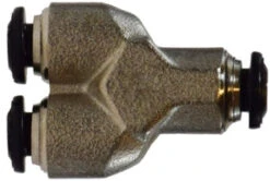 20745N (20-745N) By Midland | Push-In Fitting | Union | 5mm Tube OD | Y | Nickel Plated Brass