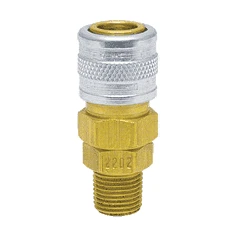 2202W By ZSi-Foster | Quick Disconnect Socket | Buna-N Seal | For Water | 1/8" MPT | Brass/Stainless Steel
