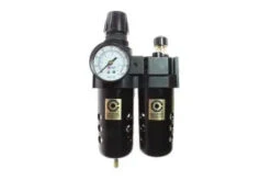 27FCL4-GX By Coilhose | 27 Modular Series Integral Filter/Regulator + Lubricator | Gauge | 5 Micron Element | 1/2" Pipe Size