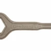 25H-100 Dixon Valve Bradford Aluminum Sanitary Bevel Seat Single Sided Hex Wrench - 1" Tube OD