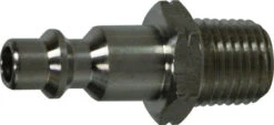 28546SS By Midland | Universal Series Pneumatic Industrial Plug | 1/4" Male NPT | 1/4" Body Size | Stainless Steel
