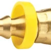 2870407C By Dixon Valve | Push-On Hose Barb Fitting | Female 45° SAE/37° JIC Swivel | 1/4" Tube OD | 1/4" Hose ID X 1/4" Female JIC/SAE 45° Flare Dual Seat | Brass