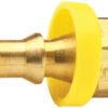 2920407C By Dixon Valve | Push-On Hose Barb Fitting | Female SAE Inverted Flare Rigid | 1/4" Tube OD | 1/4" Hose ID X 1/4" Female Inverted Flare | Brass