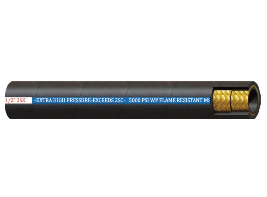 1/2" 2SK By Couplamatic | Import Thin Cover | 2-Wire Extreme Pressure Hydraulic Hose | Exceeds 2SN/2SC | 1/2" ID | 300ft 1 1/2" 2SK By Couplamatic | Import Thin Cover | 2-Wire Extreme Pressure Hydraulic Hose | Exceeds 2SN/2SC | 1/2" ID | 300ft