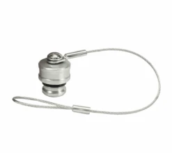 10VDP-A By Dixon Valve | Hydraulic Quick Disconnect Coupling | V-Series | MIL-C-51234 Rigid Dust Plug | For 1-1/4" Body Size | Aluminum