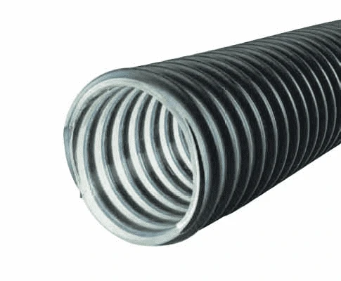 3022-0400-100 By Jason Industrial | 3022 Medium Duty Polyurethane Lined Material Handling Hose | Black/Clear | 15 PSI | 4" ID | 4.57" OD | 100ft 1 3022-0400-100 By Jason Industrial | 3022 Medium Duty Polyurethane Lined Material Handling Hose | Black/Clear | 15 PSI | 4" ID | 4.57" OD | 100ft