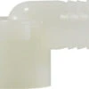 33344W By Midland | Plastic Pipe Fitting | 5/8" Hose ID X 3/4" Female Pipe | 90° Elbow | White Nylon