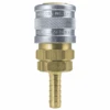 3653GB By ZSi-Foster | Quick Disconnect | 1-Way Manual Socket | 5/16" ID | Hose Stem | Brass