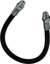 36214 By Midland | Grease Fitting | Whip Hose | 1/8" Male NPT | 24" | Rubber / Steel