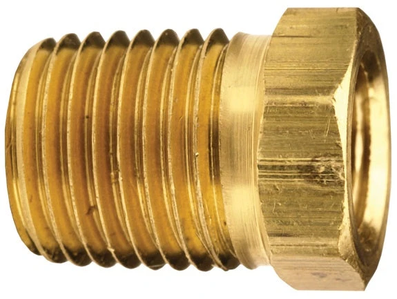3731202C By Dixon Valve | Reducer Hex Bushing | 3/4" Male NPTF X 1/8" Female NPTF | Brass