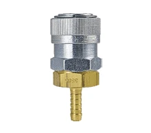 3R5805 By ZSi-Foster | Quick Disconnect | 3FRL Series | 1/2" Automatic Socket | 1/2" ID | Hose Stem | Brass/Steel