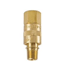 3W375 By ZSi-Foster | "Fost-Air" 3-Way Sleeve Valve | 3/8" Male NPT | Brass