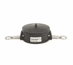 400CAP By Banjo | Cam Lever Coupling | 4" Cap Male Adapter With Two Arms | 100 PSI | Gasket: EPDM | Polypropylene