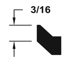 40BS-H300 Dixon Valve 3" Sanitary Heavy PTFE Bevel Seat Gasket