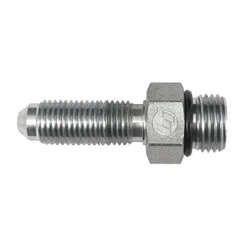 2764-06-06-O By Brennan Inc. | -06 Male O-Ring Boss X -06 Male JIC Bulkhead | Straight | Steel