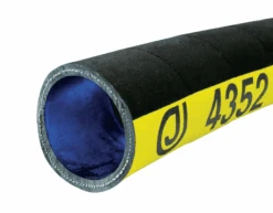 4352-0600-100 By Jason Industrial | 4352 Series | Rubber 2-Ply Water Discharge Hose | 150 PSI | 6" ID | 6.50" OD | Black | SBR | 100ft