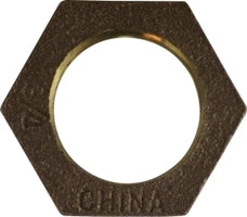 44701 By Midland | Hex Locknut | 1/4" Female Pipe | Bronze