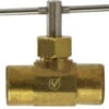 709134-04 By Midland | Lead Free Needle Valve | 1/4" Female Pipe X 1/4" Female Pipe | Brass | Replaces: 46056LF / 46-056LF