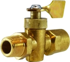 46400 (46-400) By Midland | Specialty Valve Fitting | Solid Bottom Valve (O-Ring Sealed) | 1/8" Male Pipe X 1/8" Female Pipe | Straight | Brass