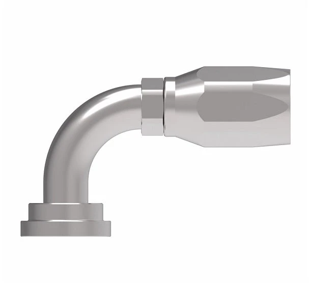 4779-32S Aeroquip By Danfoss | SAE Code 61 Split Flange 90° Elbow (SAE J518) 100R5 Reusable Hose Fitting | -32 Code 61 Split Flange X -32 Reusable Hose End | Steel 2 4779-32S Aeroquip By Danfoss | SAE Code 61 Split Flange 90° Elbow (SAE J518) 100R5 Reusable Hose Fitting | -32 Code 61 Split Flange X -32 Reusable Hose End | Steel - Image 2