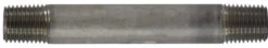 48025 By Midland | Schedule 40 Welded Nipple | 1/4" Diameter X 3-1/2" Length | 304 Stainless Steel
