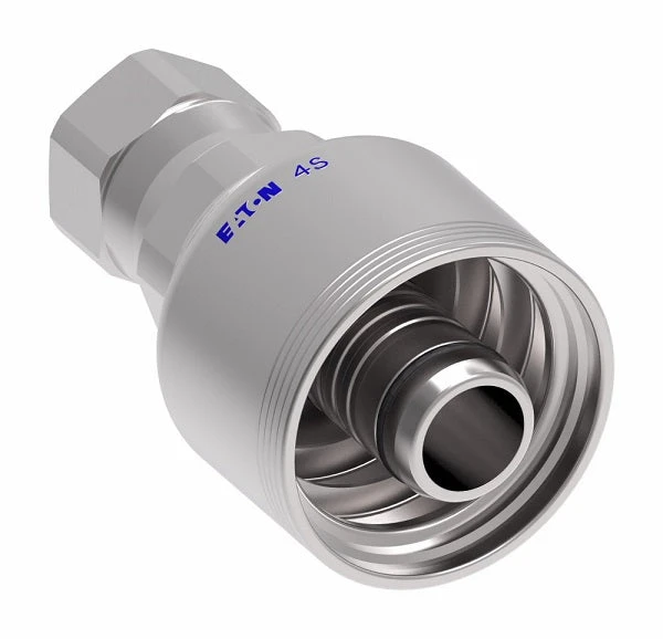 4SA16FJ12 Aeroquip By Danfoss | 4 Wire 4S Female JIC/37° Swivel (FJ) Crimp Fitting | -16 Female JIC/37° Swivel X -12 Hose Barb | Steel 2 4SA16FJ12 Aeroquip By Danfoss | 4 Wire 4S Female JIC/37° Swivel (FJ) Crimp Fitting | -16 Female JIC/37° Swivel X -12 Hose Barb | Steel - Image 2